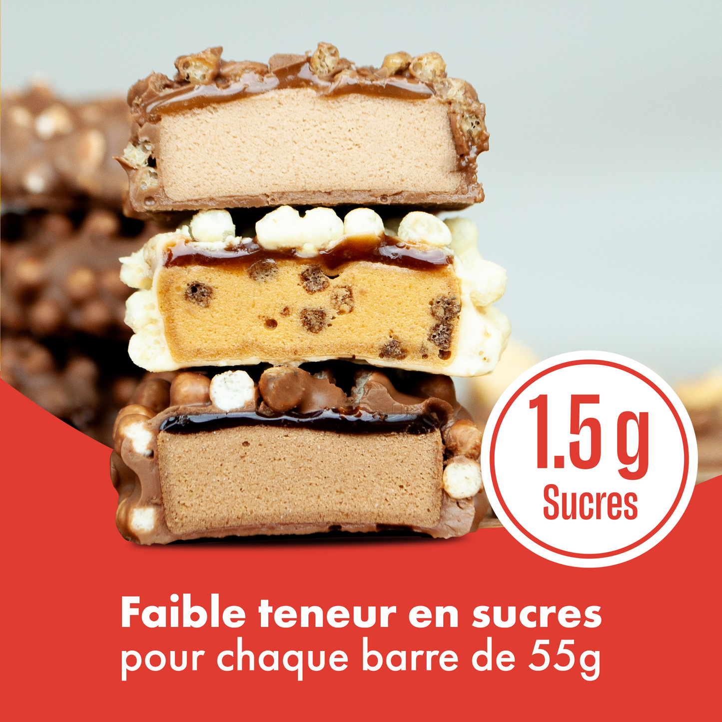 Barre Protéinée Saveur Chocolat & Beurre De Cacahuètes