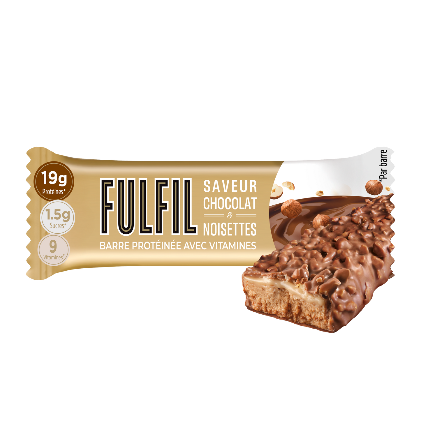 Barre Protéinée Saveur Chocolat & Noisettes
