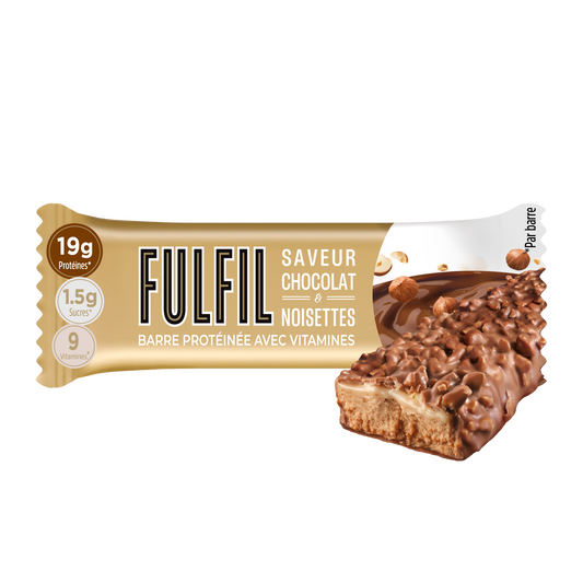 Barre Protéinée Saveur Chocolat & Noisettes