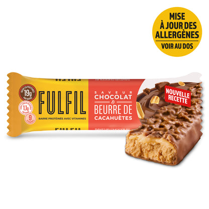 Barre Protéinée Saveur Chocolat & Beurre De Cacahuètes - 12x55g