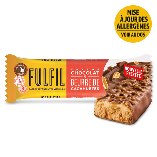Barre Protéinée Saveur Chocolat & Beurre De Cacahuètes - 12x55g