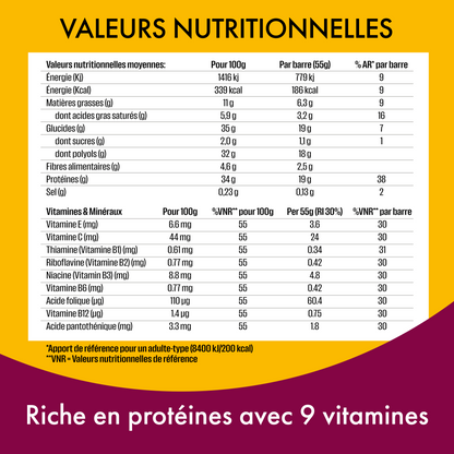 Barre Protéinée Saveur Chocolat Brownie