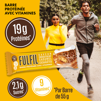 Barre Protéinée Saveur Chocolat, Cacahuètes & Caramel