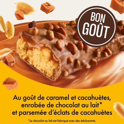 Barre Protéinée Saveur Chocolat, Cacahuètes & Caramel
