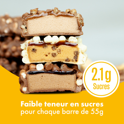 Barre Protéinée Saveur Chocolat, Cacahuètes & Caramel