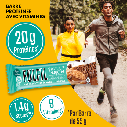 Barre Protéinée Saveur Chocolat & Caramel Salé