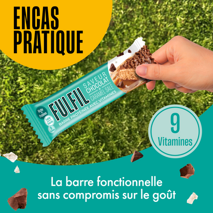 Barre Protéinée Saveur Chocolat & Caramel Salé