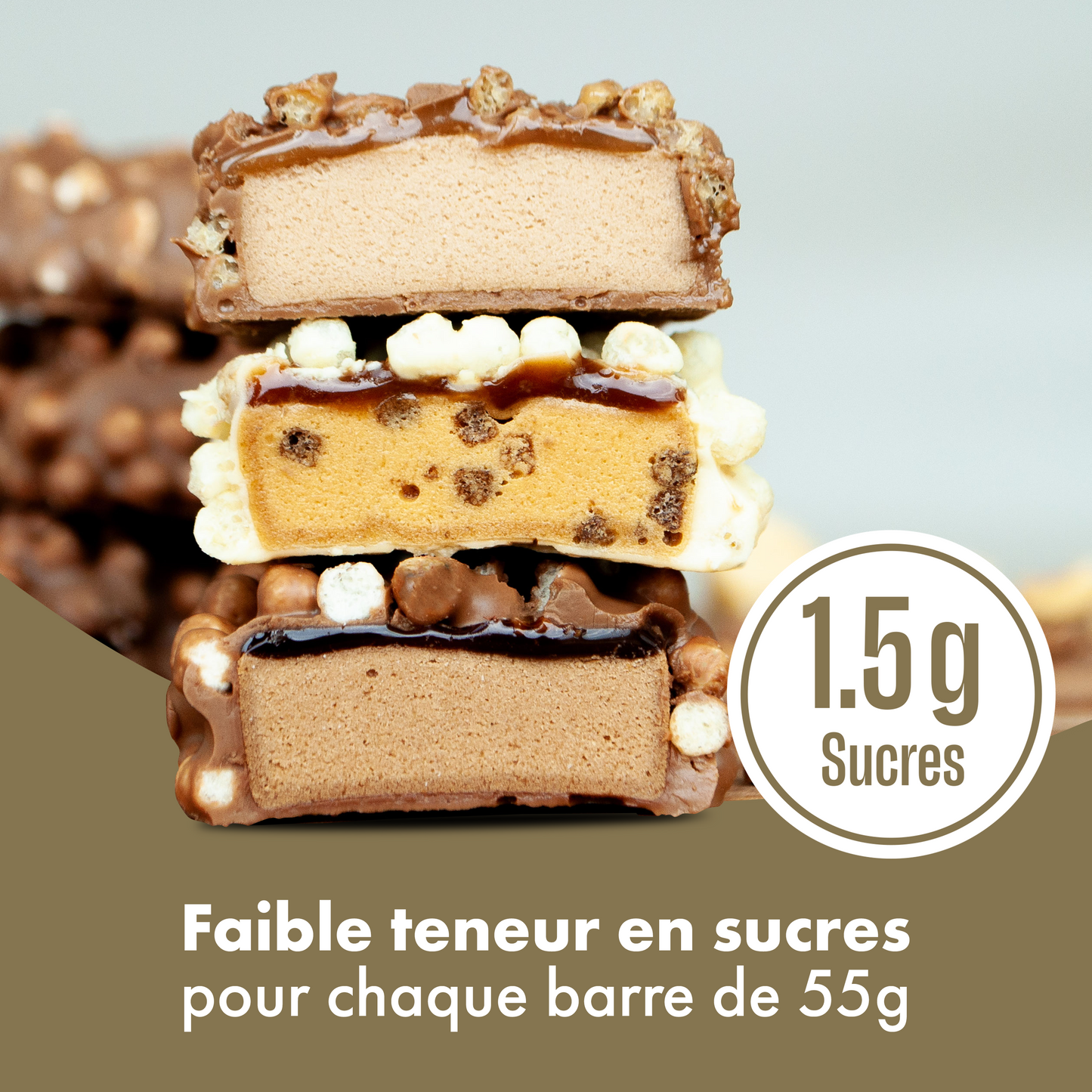 Barre Protéinée Saveur Chocolat & Noisettes