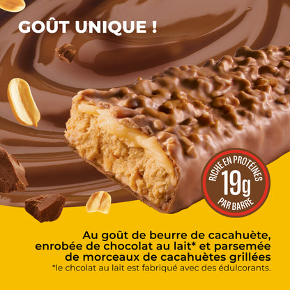 Barre Protéinée Saveur Chocolat & Beurre De Cacahuètes - 12x55g