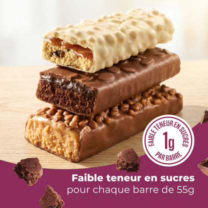 Barre Protéinée Saveur Chocolat Brownie - 12x55g